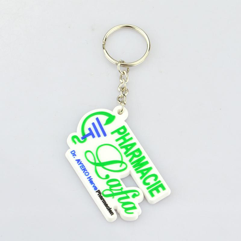 Wholesale Bulk Cheap Pvc Promotional Keychains No Minimum