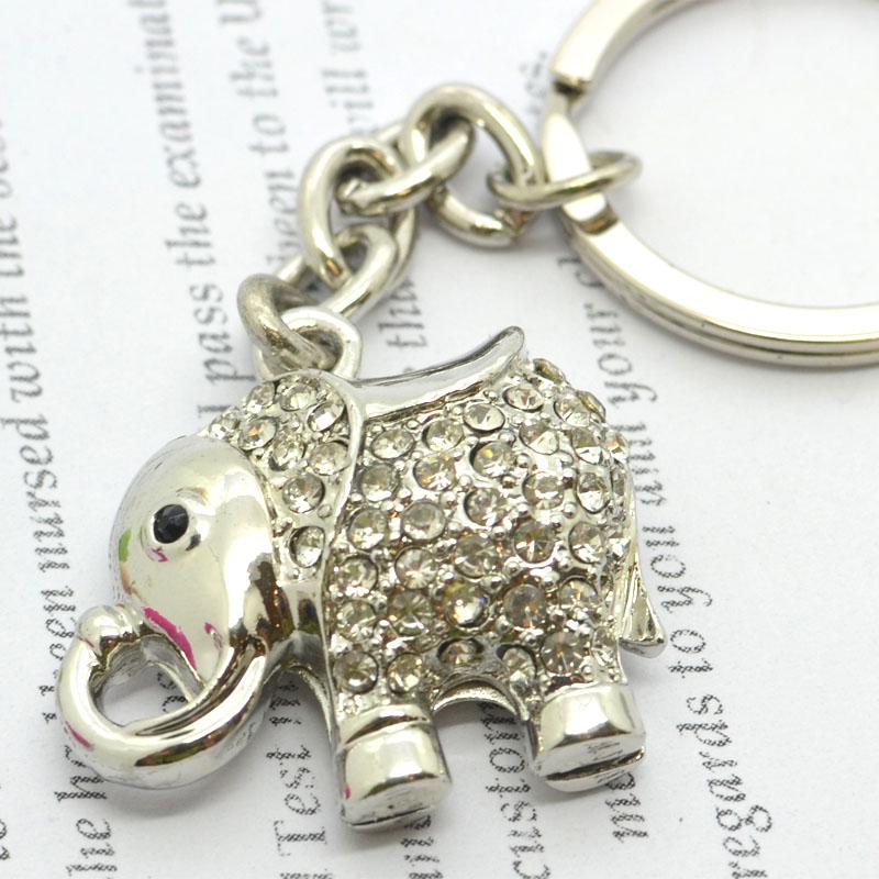 Buy High Quality Metal 3D Elephant Keychain Bulk