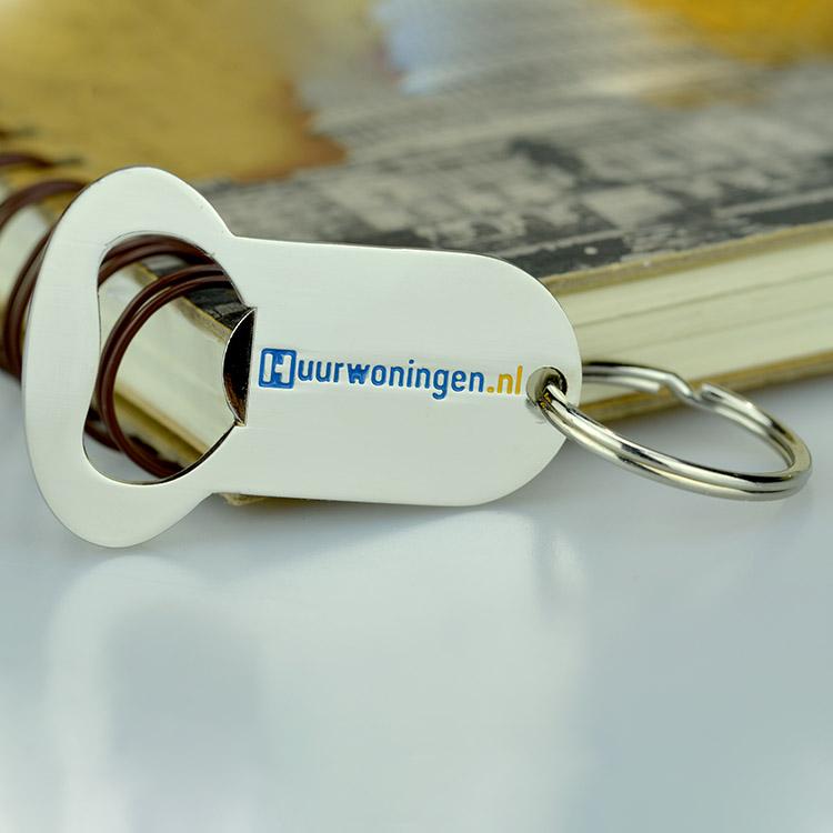 Custom High Quality Print Metal Bottle Opener Keyring