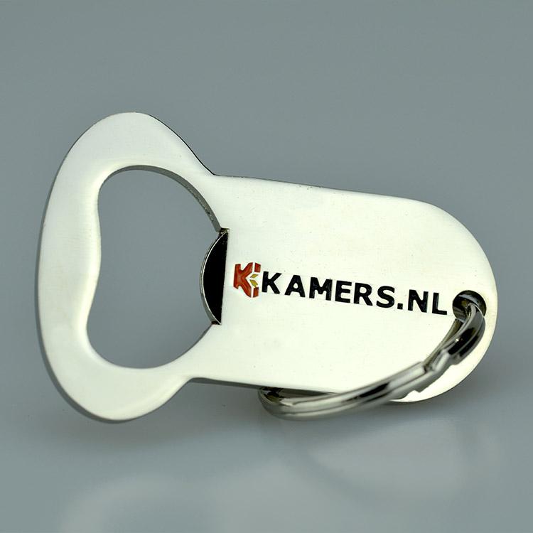 Custom High Quality Print Metal Bottle Opener Keyring