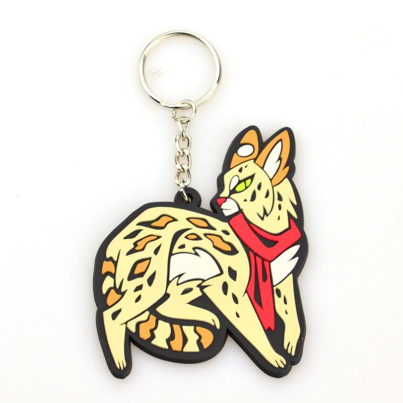 Wholesale Bulk Cheap Pvc Key Chain Rings With Chain