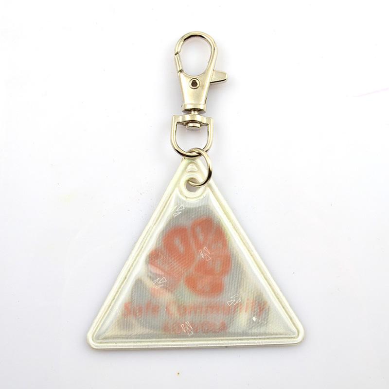 Promotion Cheap Custom Plastic Pvc Led Reflective Keychain