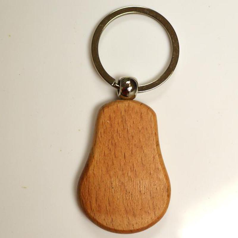 Cheap wood keychain with logo