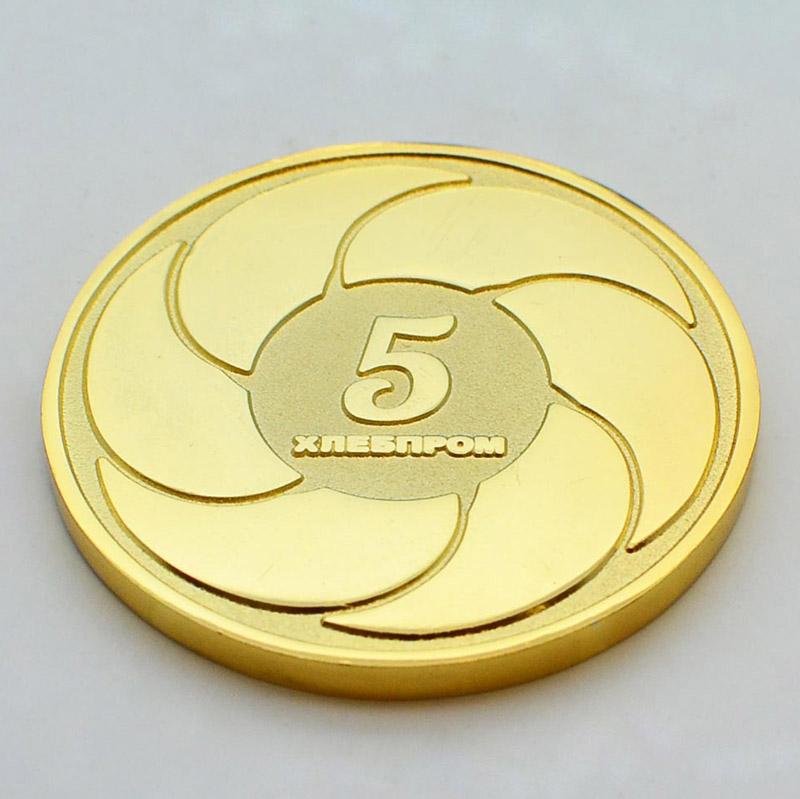 Hot Sale Cheap Art And Crafts Metal Plated Gold Coins