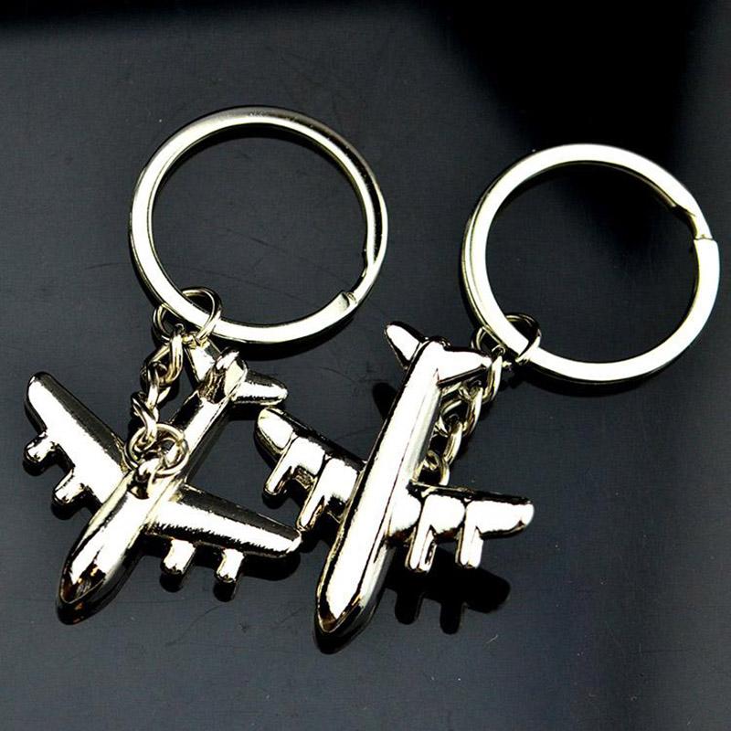 China Keychain Factory Best Selling 3D Airplane Keychain
