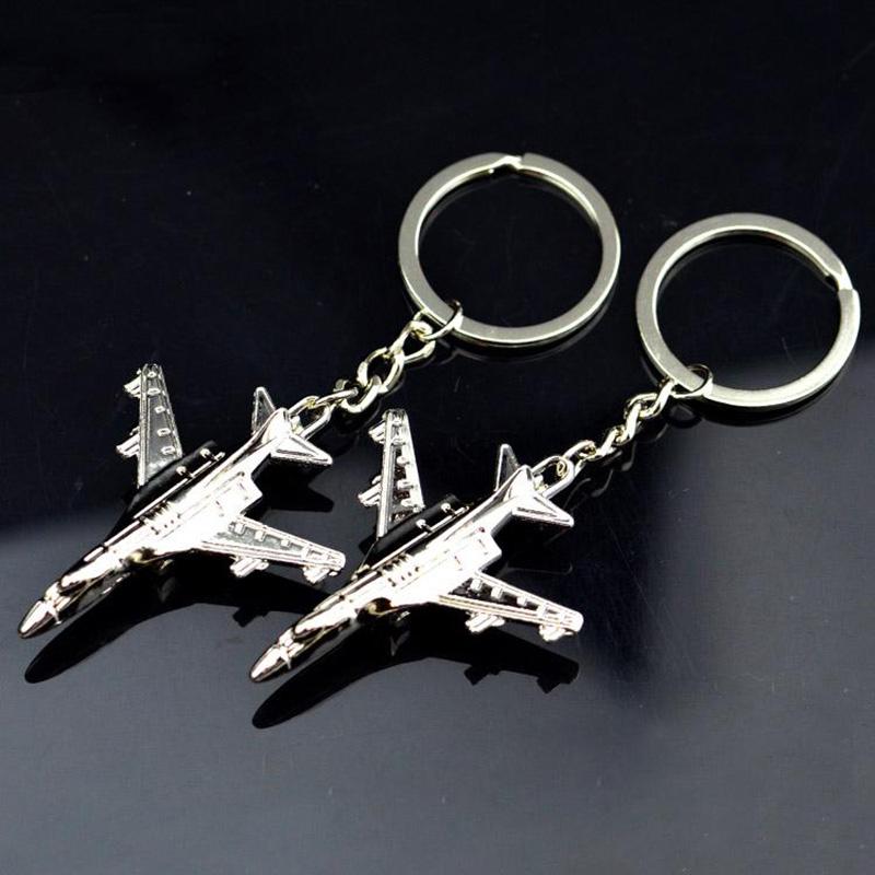 China Keychain Factory Best Selling 3D Airplane Keychain