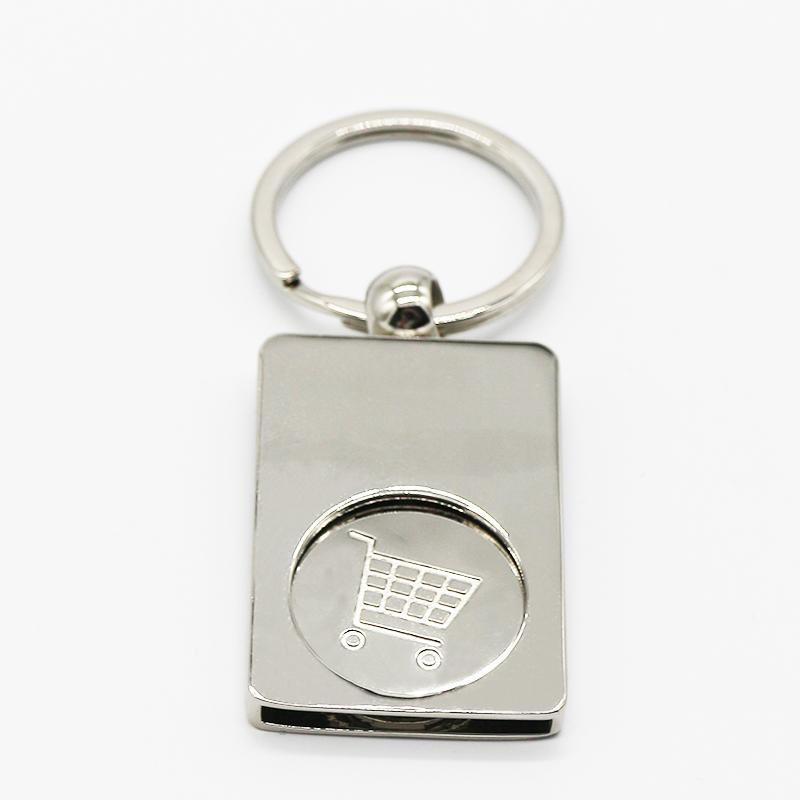 Promotional Custom Logo Blank Metal Sublimation Keychain