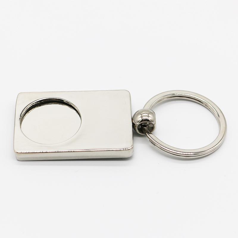 Promotional Custom Logo Blank Metal Sublimation Keychain