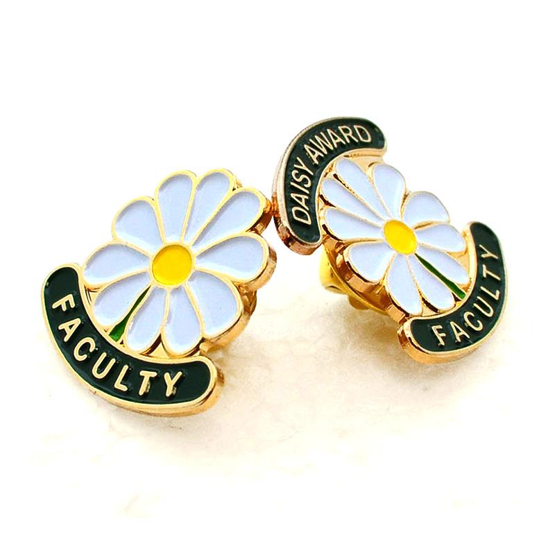 Pin Oem Supplier Customized Free Sample Flower Lapel Pin