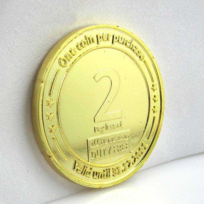 Promotion Custom Best Selling Metal 2 Euros Coin