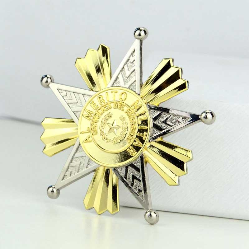 Artigifts Factory Price Plating Custom Logo Sheriff Star Badge