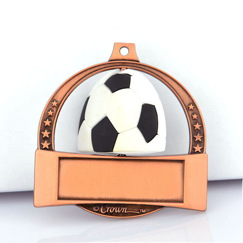 Hot Saling No Minimum Artigifts China Factory Football Medals