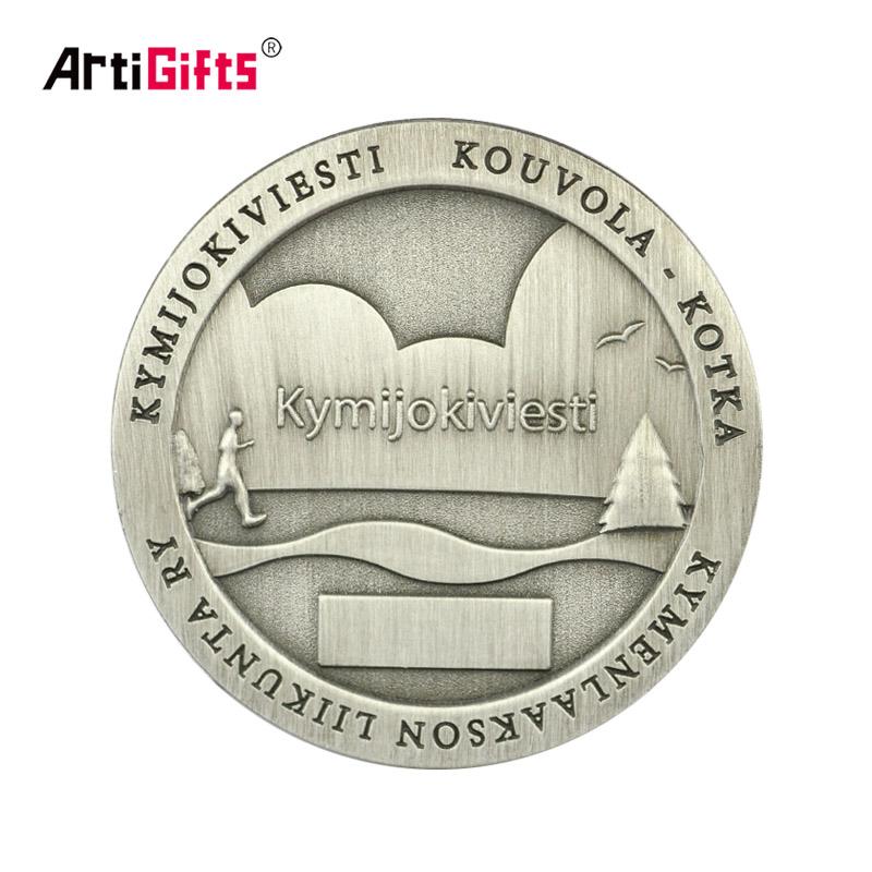 Artigifts Hot Sale Cheap High Quality Metal Plated Silver Coin