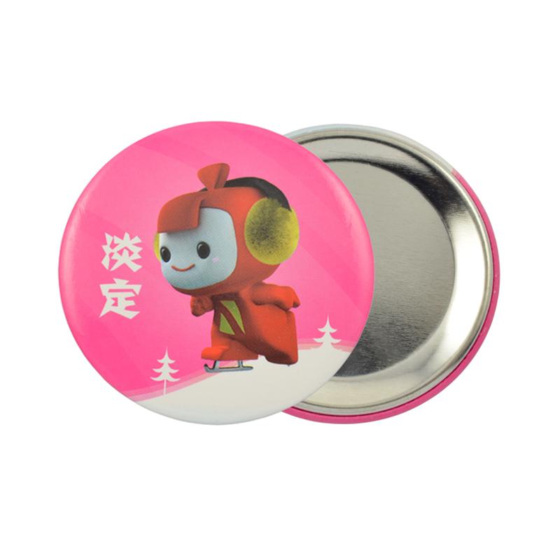 China Wholesale Metal Maker Customized Logo Printed Tin Badges