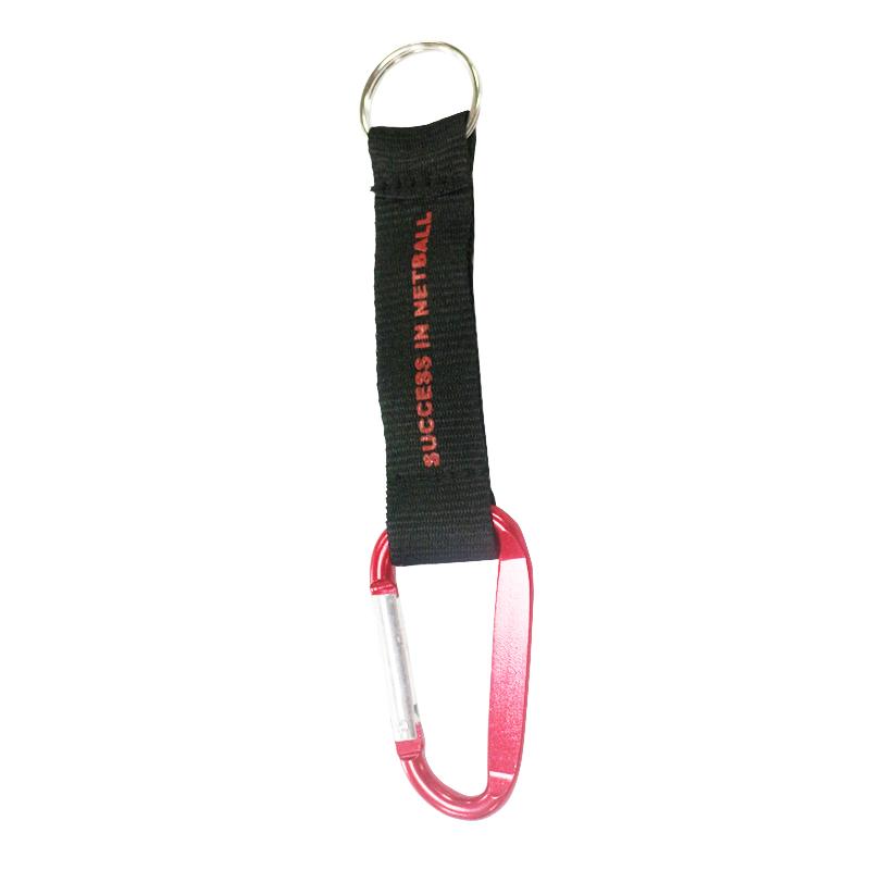 No Minimum Customized Bulk Keyring Carabiner Keychains With Strap