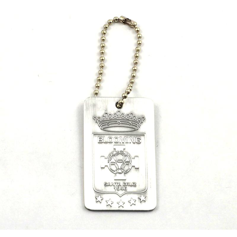 Keyring Maker Custom Bulk Metal Plated Brass Dog Tag Keychain