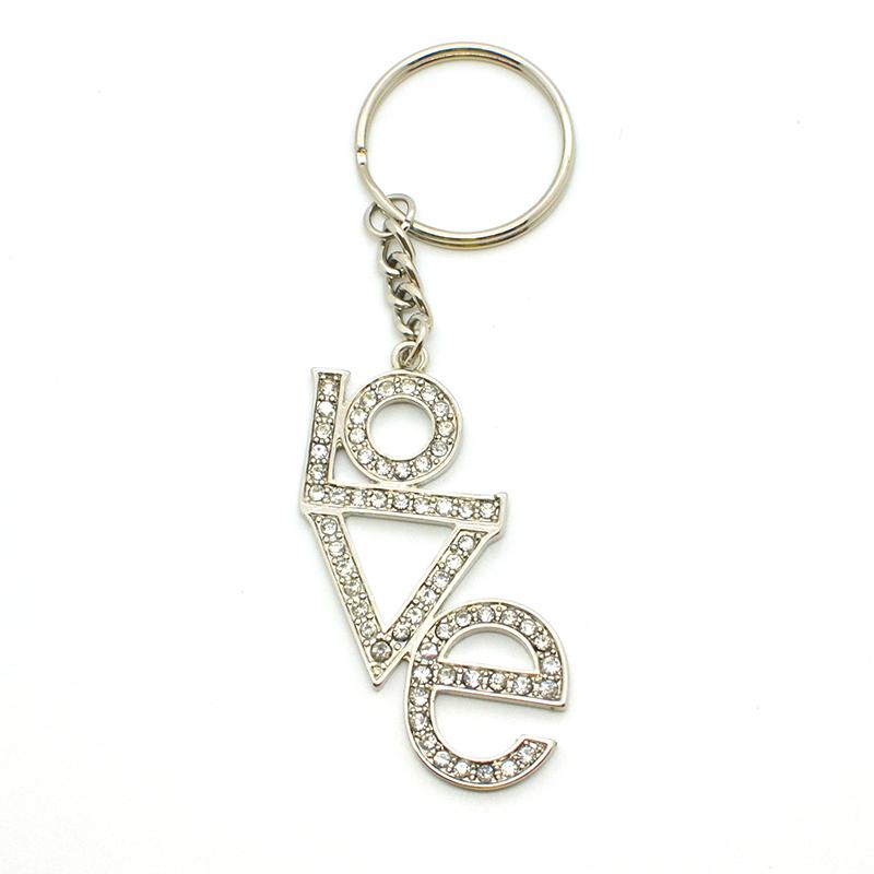 Custom Bulk Metal Jewelry Letter Key Chains Wholesale