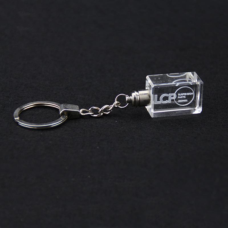 Cheap Custom Glass Crystal Keyring Wholesale Lucite Keychains