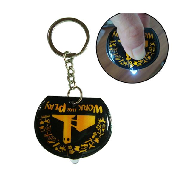 Artigifts Keychain Manufacturer Custom Pvc Led Keyring Light