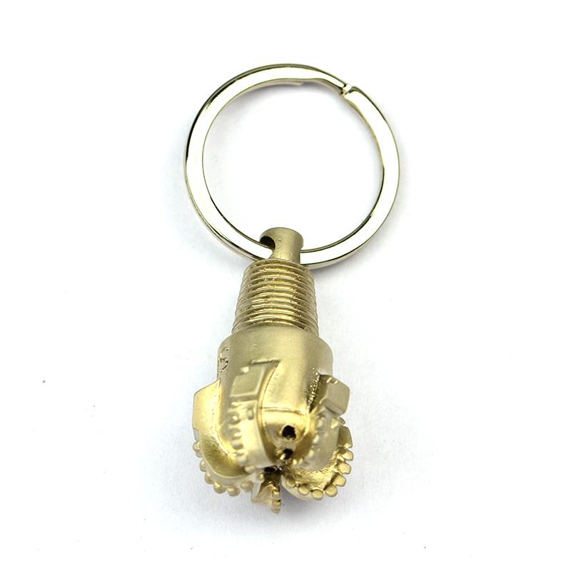 Keychain Manufacturer Customized Bulk Metal Drill Bit Keychain
