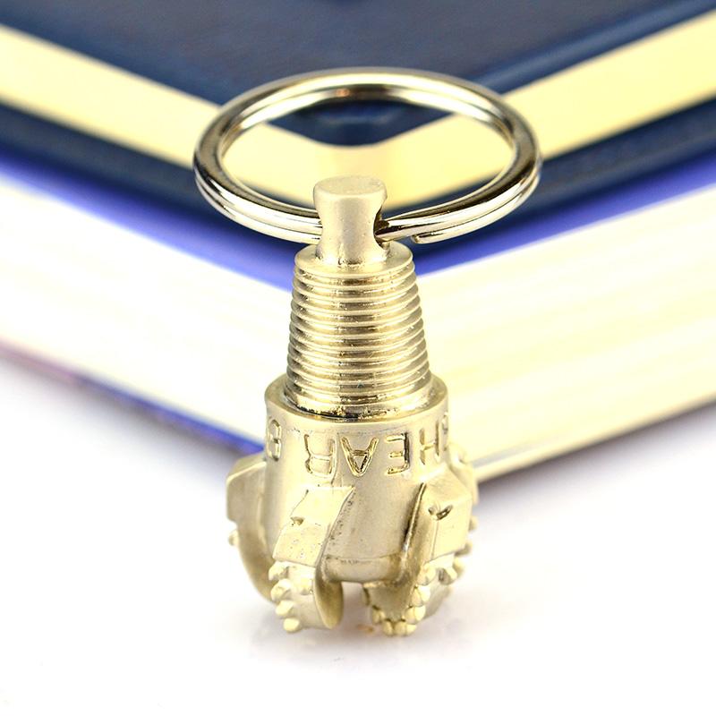 Keychain Manufacturer Customized Bulk Metal Drill Bit Keychain