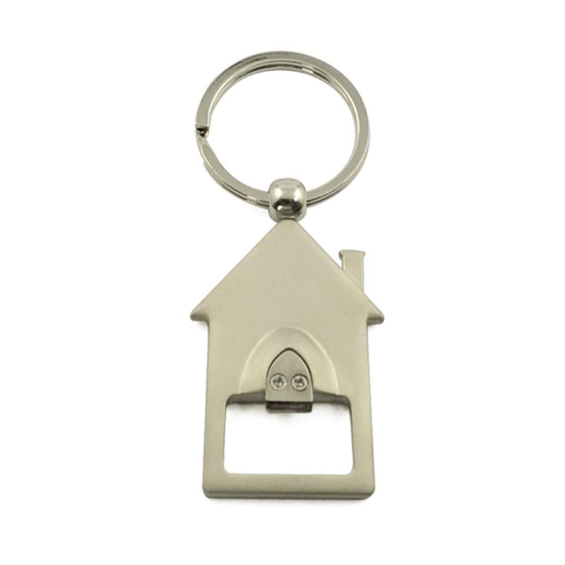 Wholesale Keychain Custom Metal House Shaped Keychains