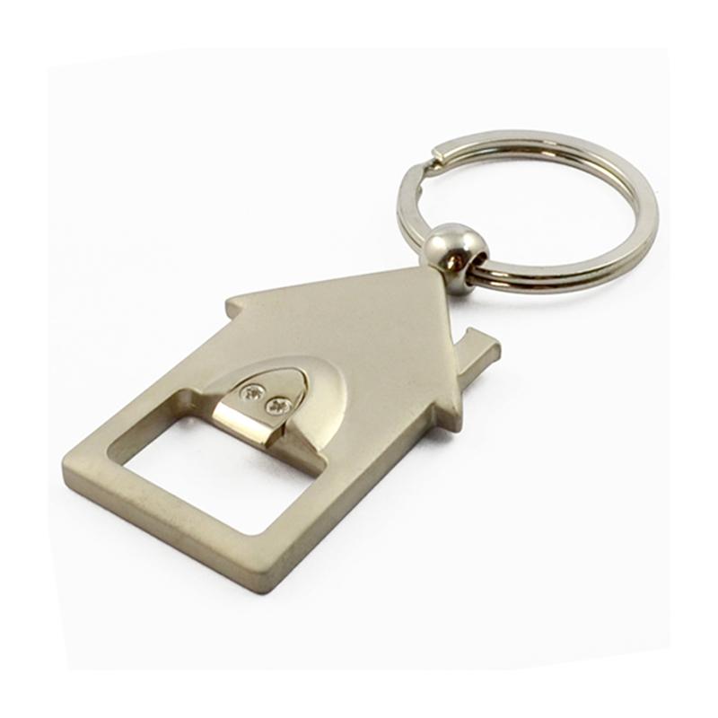 Wholesale Keychain Custom Metal House Shaped Keychains