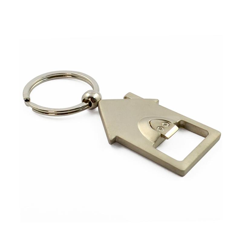 Wholesale Keychain Custom Metal House Shaped Keychains