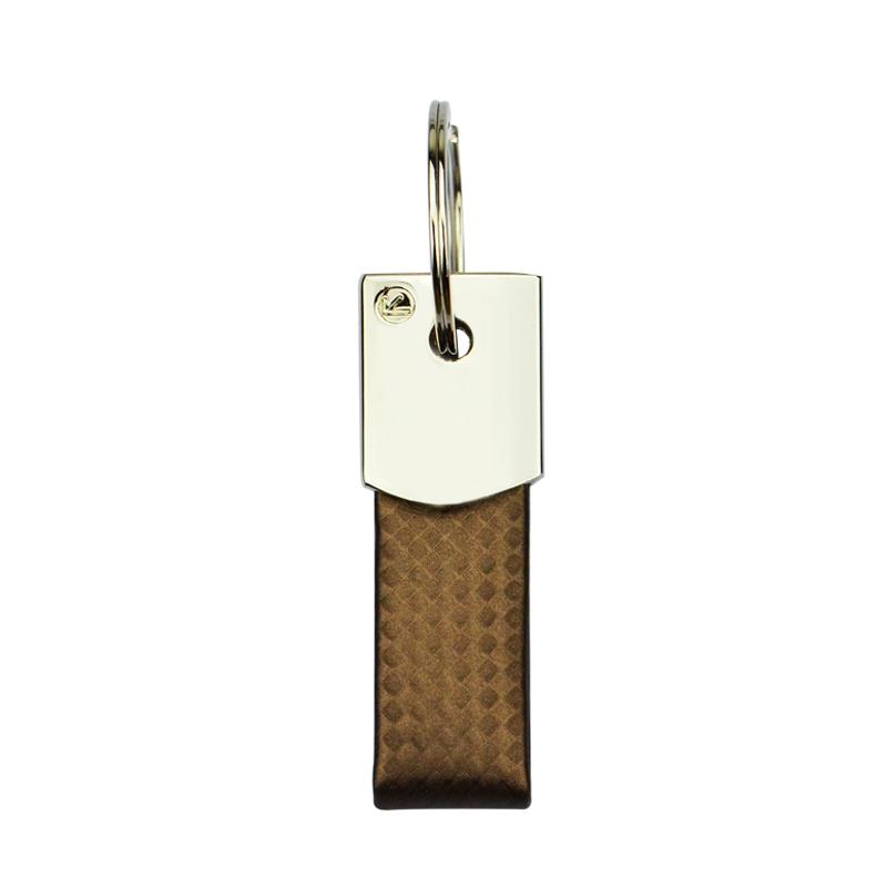 Leather Keyring Maker Free Sample Custom Keychain Small Quantities