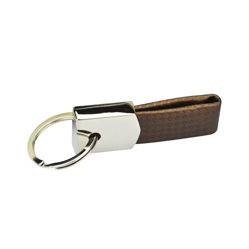 Leather Keyring Maker Free Sample Custom Keychain Small Quantities