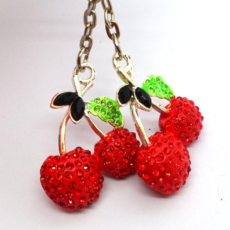 Keyring Maker Supplier Custom Jewelry Cherry Girls Keychain