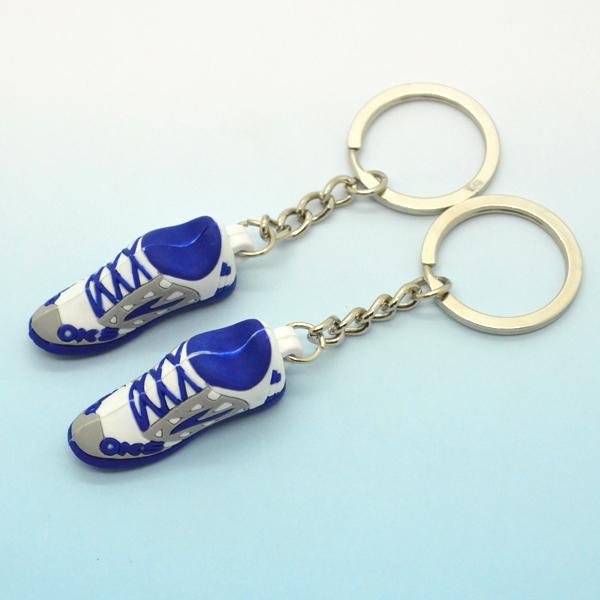 Wholesale Keychains Printed Custom Logo Metal Shoe Key Chain