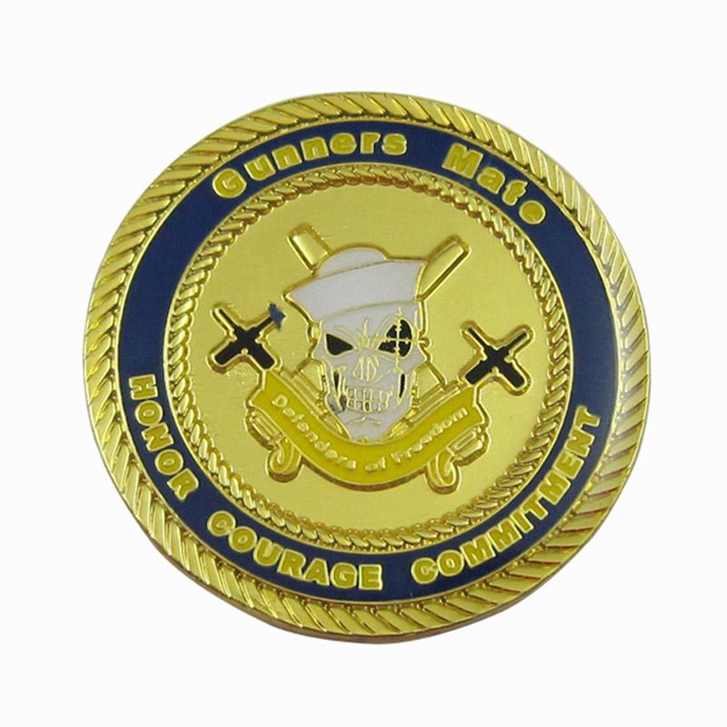 No Minimum Customized Design Your Own Metal Challenge Coin