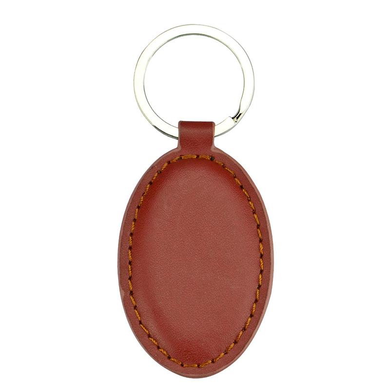 Customized Design Your Own Pu Leather Personalized Keyring