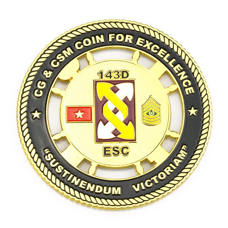 Metal Crafts Factory Custom Enamel Euro Coin No Minimum Order