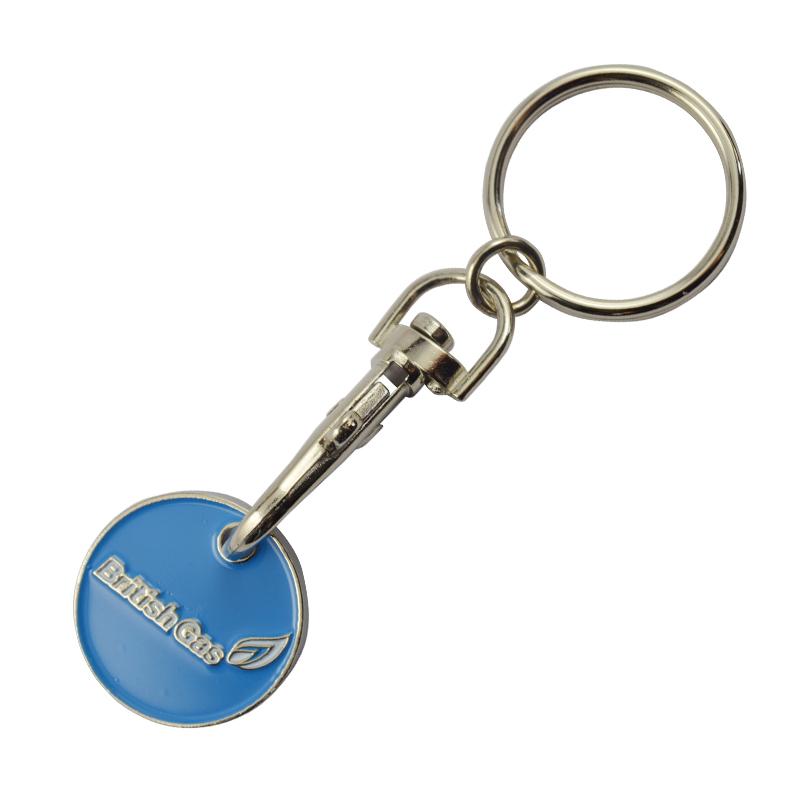 Wholesale Keychain Factory Custom Metal Coin Holder Key Chain Car