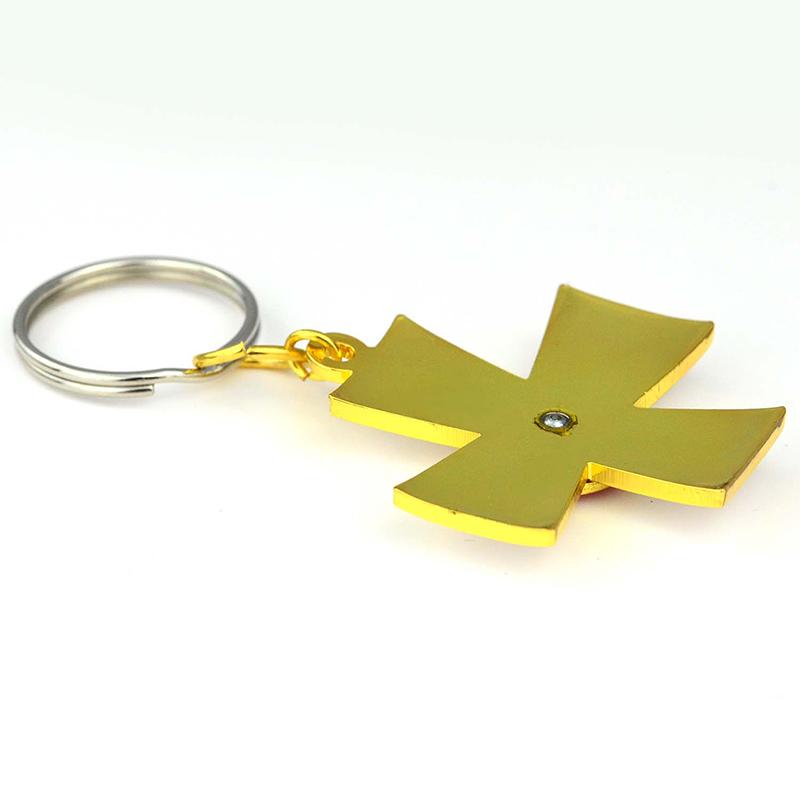 Keyring Maker Custom Design Your Own Logo Cross Metal Keyholder