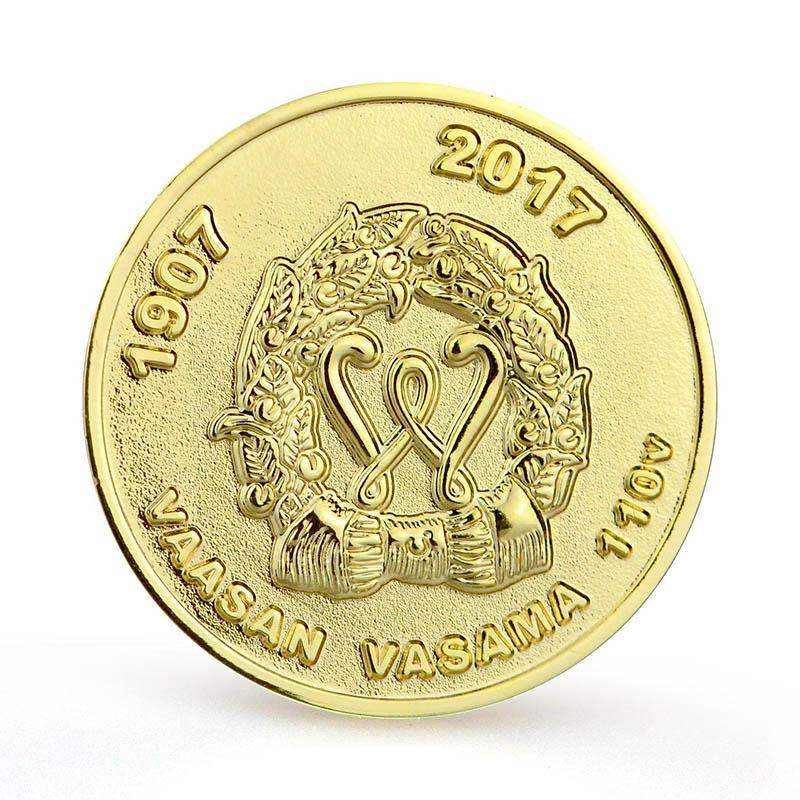 Oem Coin Maker Wholesale Metal Plated Gold Custom Russia Coin