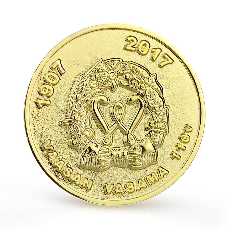 Oem Coin Maker Wholesale Metal Plated Gold Custom Russia Coin