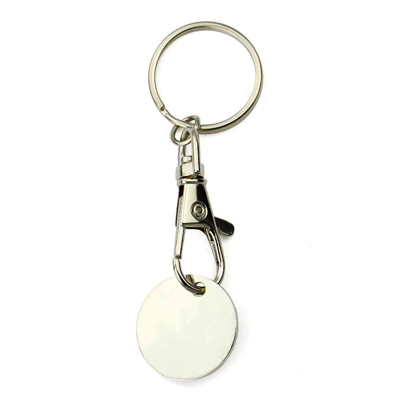 Coin Keychain Factory Custom Metal Promotional Key Ring