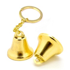Wholesale Key Chains Maker Custom Metal Bell Key Ring Keychain