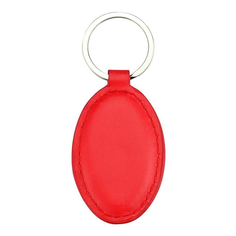 Key Ring Maker Custom Blank Pu Keychain Custom Logo Leather