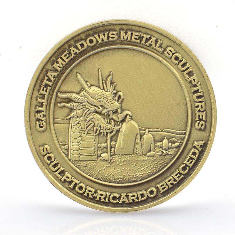 Wholesale Coins Custom Metal Gold Plated Tungsten Coin