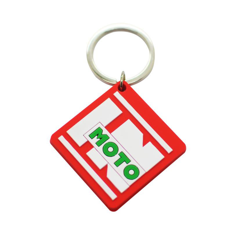 Custom Plastic Key Chain Rubber Pvc Number Plate Keychain