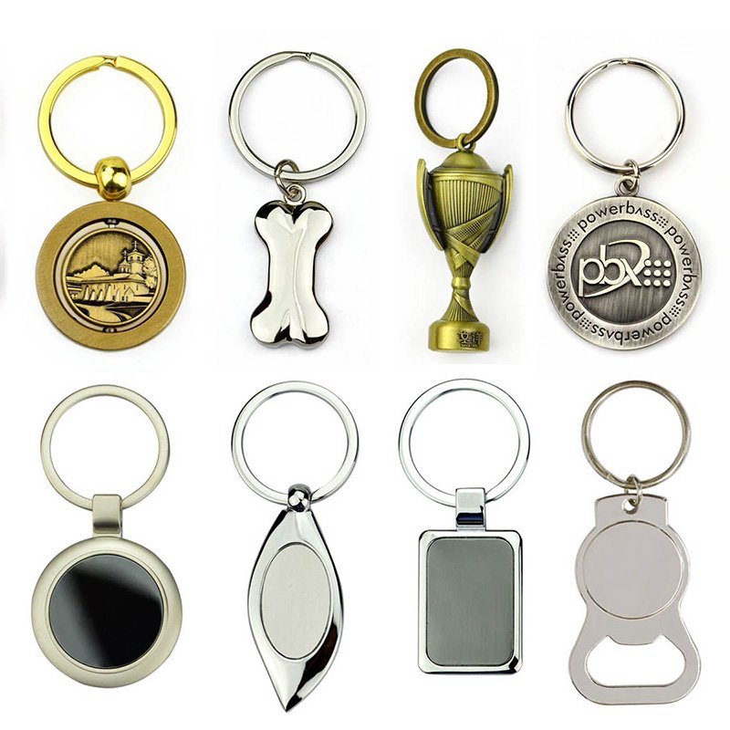 Design Make Your Own Custom Keychain Metal Key Ring Materials