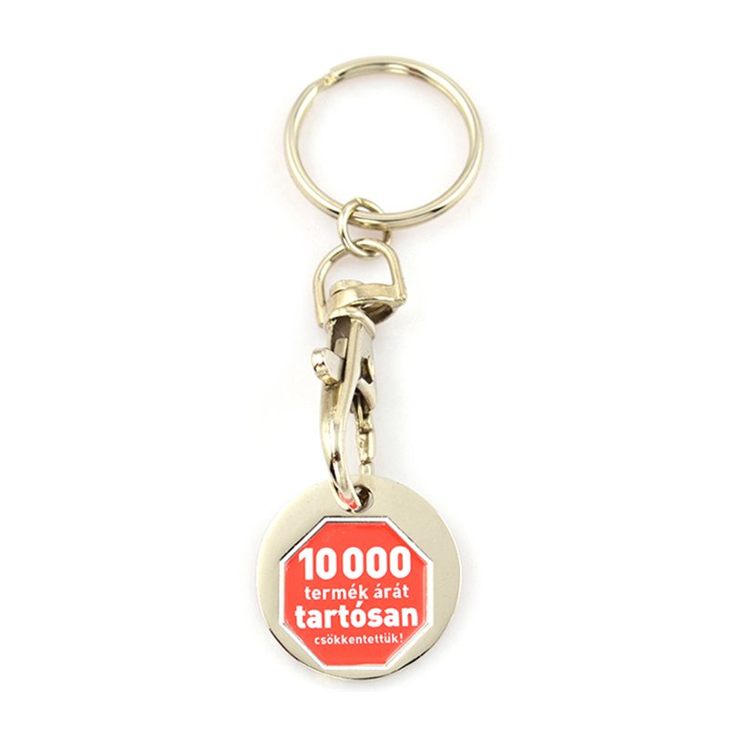 Key Chain Maker Custom Trolley Coin Keychain Metal With Coin