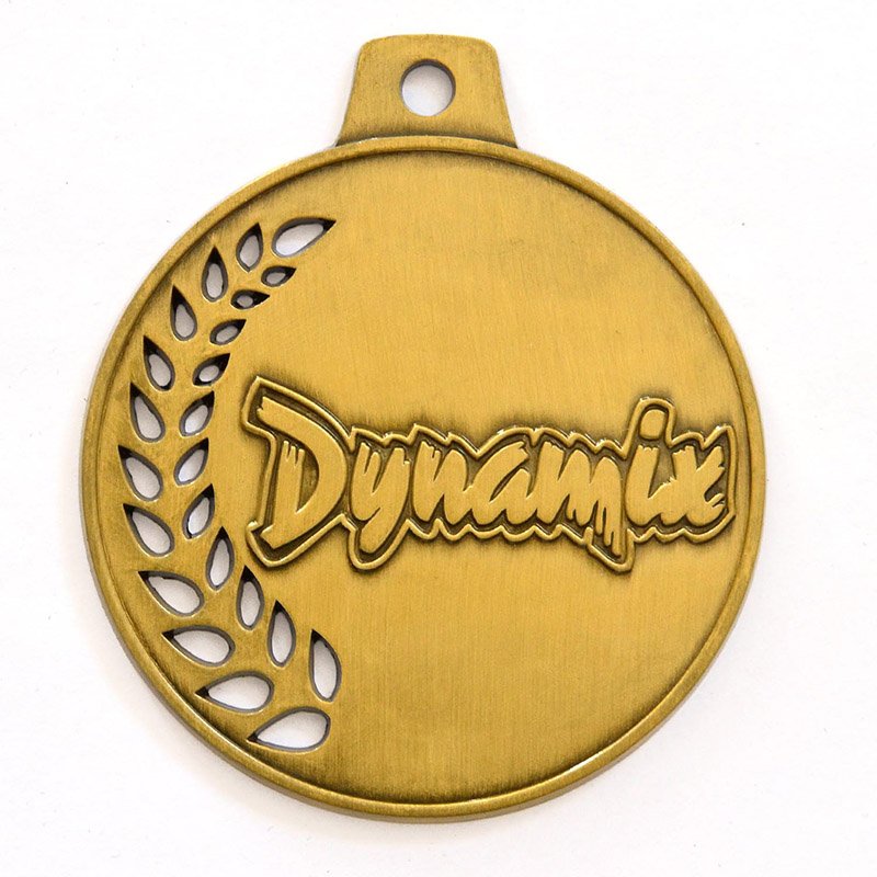 Engraved Custom Logo Souvenir Antique Metal Medal Malaysia