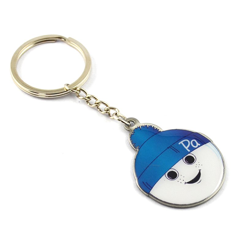 Promotional Gift Printed Keychain Custom Metal Baby Key Chain