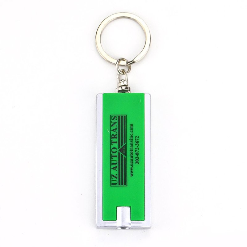 Factory Custom Led Keychain Flashlight Metal Light Keyring