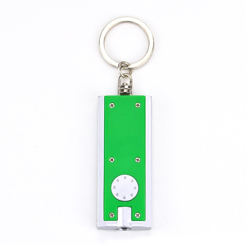 Factory Custom Led Keychain Flashlight Metal Light Keyring